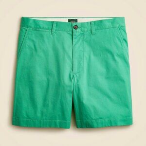 New With Tags J. Crew Men's Portsider Stretch Chino Shorts Villa Green Size 32